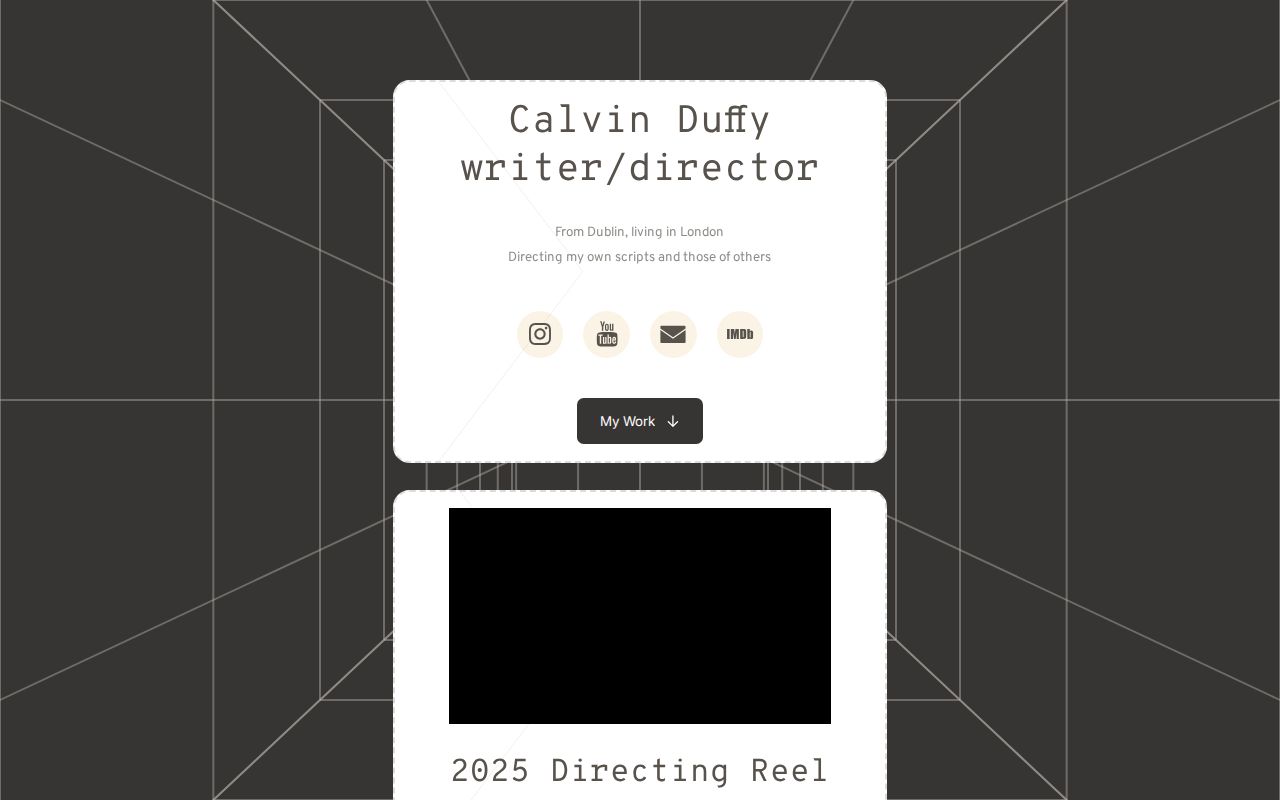 Calvin Duffy - Director & Editor